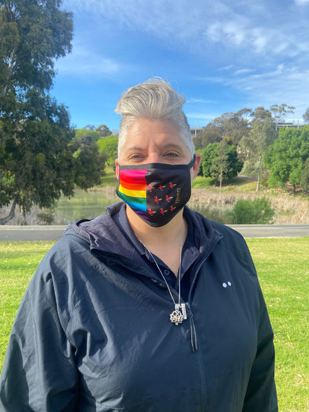 'Pride' Rainbow Duck Face Mask