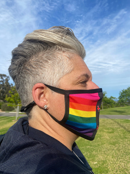 'Pride' Rainbow Duck Face Mask