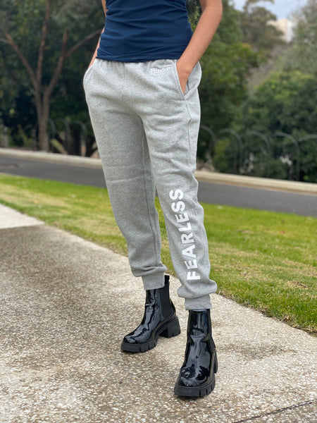FEARLESS Cuffed Track Pant - Grey