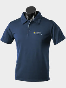 Polo shirt - Navy with White - Unisex